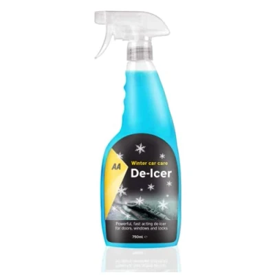 Image of AA Car Essentials Fast Acting De icer 750ml for Windows, Door Locks, Latches, Headlights