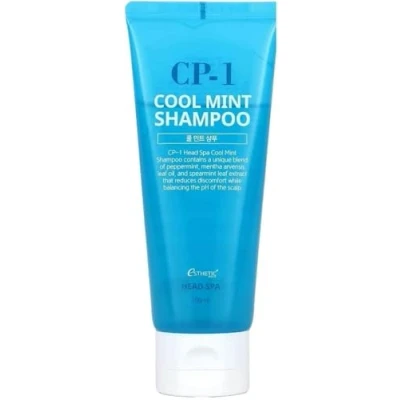 Image of CP 1 Cool Mint Shampoo Head Spa Dry Hair 100ml Menthol Relief Peppermint Oil Control Pore Cleansing Soothing Sulphate Free Silicone Paraben Treatment