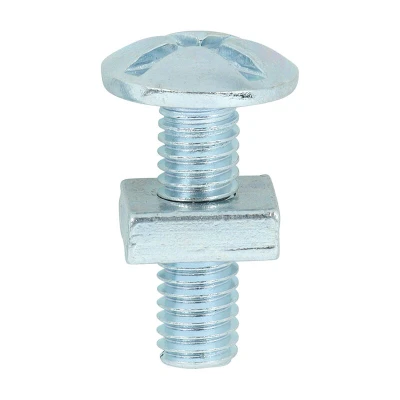 Image of 2x TIMCO Roofing Bolts with Square Nuts Zinc 0620RB Pack of 200