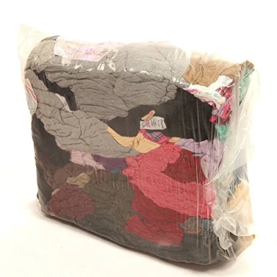 Image of 2 x 10KG BAG OF CLEANING WIPING MIXED RAGS