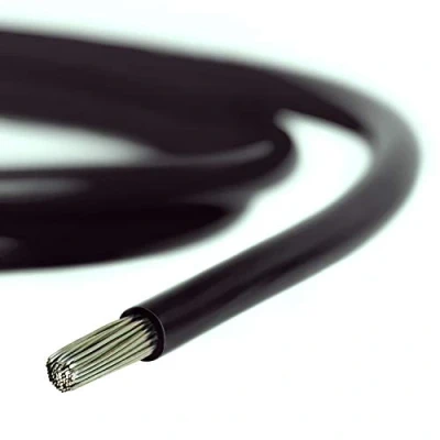 Image of 10 AWG, 6.0mm.sq, ECO OceanFlex Tinned Marine Grade DC Battery Cable, for Looms and Starter Cable on Boats, Cars, Motorhomes etc. Various Lengths, Red Black. (5.0m, Black)