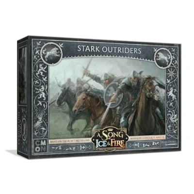 Image of CoolMiniOrNot CMNSIF102 Thrones A Song of Ice and Fire Miniatures Game: Stark Outriders Expansion, Multi Colour
