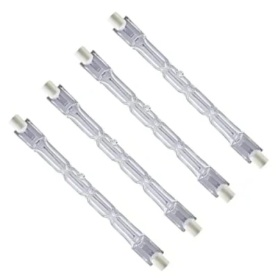 Image of Royalux R7s Tungsten Linear Halogen Floodlight 230W (300W Equivalent) 2700K J118 Security Light Bulb 118mm Length Warm White Dimmable 4 Pack (J118 230W)