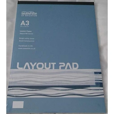 Image of Seawhite of Brighton Layout Paper 80 Sheet Pad A3