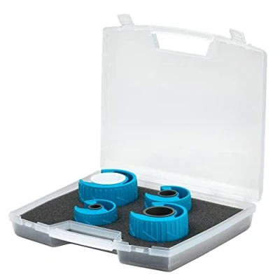 Image of OX Pro PolyZip 4 Piece Cutter Set (15, 22, 35, 42mm), Blue