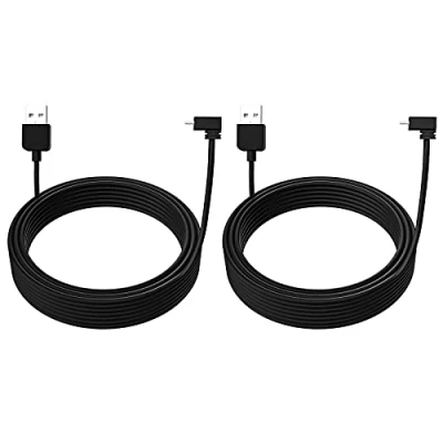 Image of Huafly Blink Outdoor Home Cam Charging Cable BECEMURU 19.6ft/6m Weatherproof for Security Camera(2 Pack)