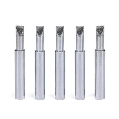 Image of YIHUA #1300 Type 6D Soldering Iron Tips Set (5PCS) Designed for Stained Glass Compatible with 928D III 110W