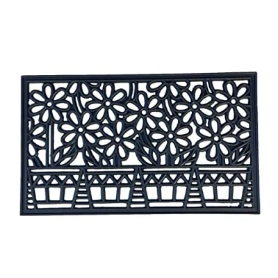 Image of On1shelf Cast Iron Style Rubber Door Mats Rectangular 45CMX75CM (7)