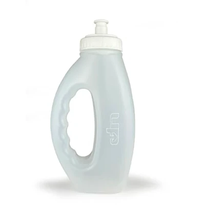 Image of Ultimate Performance Runners Bottle 580cc Opaque Carbon Neutral Certified BPA free flexible food grade plastic Fully Recyclable Ergo Shape Soft Spout Cap Run Hike Outdoor Sport Marathon Event