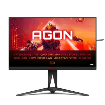 Image of AOC AG275QZ/EU computer monitor 68.6 cm (27&quot;) 2560 x 1440 pixels Quad HD Black, Red