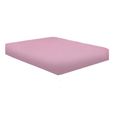 Image of NIYS Luxury Bedding Finest 100% Egyptian Cotton 10&quot;/25CM Fitted Sheets (King, Pink)