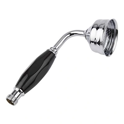 Image of Milano Elizabeth Traditional Telephone Style Hand Shower Handset Chrome and Black