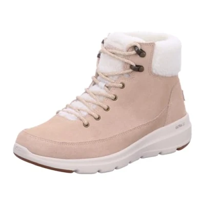 Image of Skechers Glacial Ultra Woodlands Women&#039;s Ankle Boots Beige EU 37, Brown Snd, 4 UK