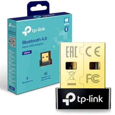 Image of TP Link Nano USB Bluetooth 4.0 Adapter for PC Laptop Desktop Computer, Long Range Dongle/Receiver Windows 10/8.1/8/7/XP, Plug and Play (UB4A)
