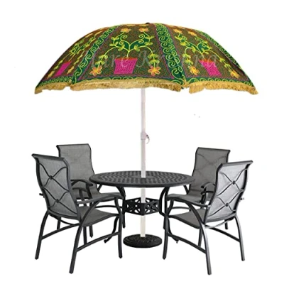 Image of Marusthali Parasol Umbrella Garden Umbrella, Patio Beach Sun for Garden, Table,