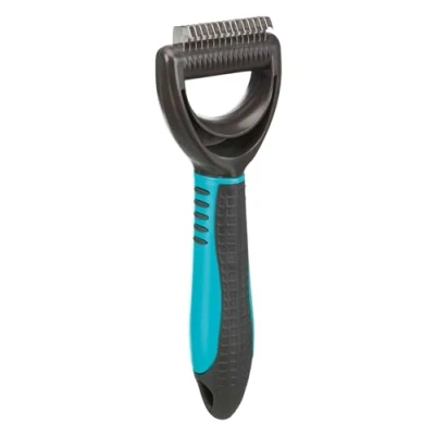 Image of Trixie Universal Groomer for Coat Type 2/4/6 Small Dogs and Cats, Medium, Plastic / Metal Prongs, 5 x 18 cm
