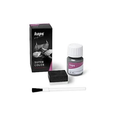 Image of Kaps Super Color, Leather Dye for Natural Leather, Faux and Fabric, 25 ml (114 Light grey)
