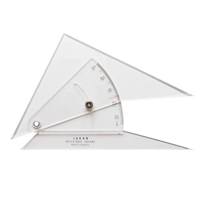 Image of Adjustable set square 250mm/10&quot;, with canvas pouch, individually boxed