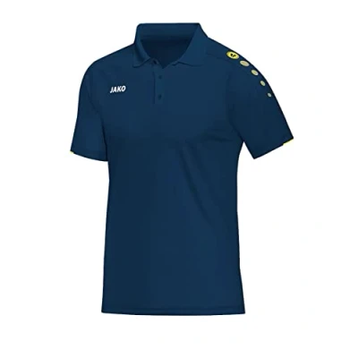 Image of JAKO Men&#039;s Classico Polo, Nightblue/Citro, L