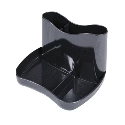 Image of Q Connect Executive Desk Tidy Black Ref KF21704