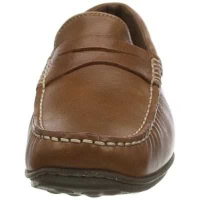 Image of Hush Puppies Men&#039;s Roscoe Loafers, Brown (Brown Brown), 10 UK (45 EU)