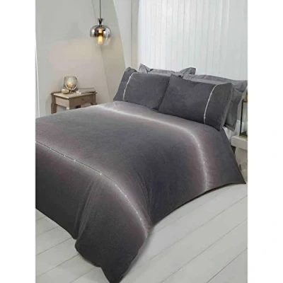 Image of Rapport Home Furnishings, Polyester, Grey, Double, DIATED DOUB GREY