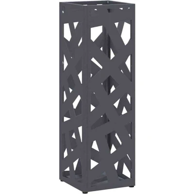 Image of vidaXL Umbrella Stand Anthracite Metal Medium Durable