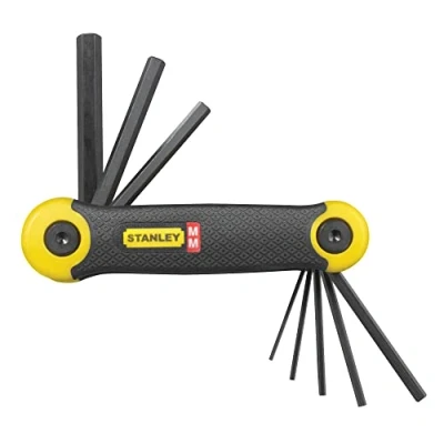 Image of STANLEY Metic Folding Hex Key Set Pocket Size (8 Pieces) 2 69 264