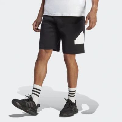 Image of adidas Sportswear Mens Future Icons Badge of Sport Shorts Black Cotton Size Small