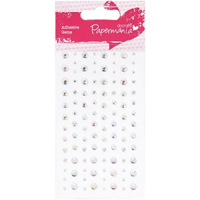 Image of Papermania PMA 351403 Adhesive Stone Embellishment, Transparent