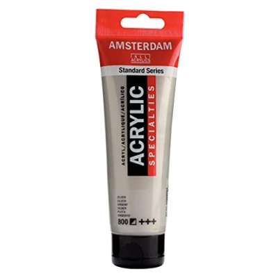 Image of Amsterdam Standard Series Acrylic Tube 120 ml Silver 800 (17098002)