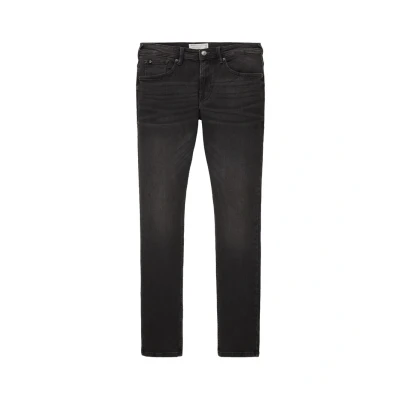 Image of Tom Tailor Denim Men&#039;s Culver Skinny Jeans, Used Dark Stone Black, 32W / 32L