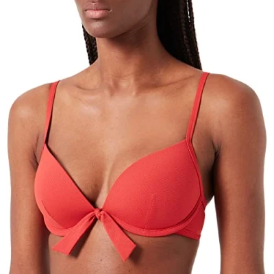 Image of Esprit Hamptons Beach Bikini top, Women&#039;s, Size: 16xA, Red