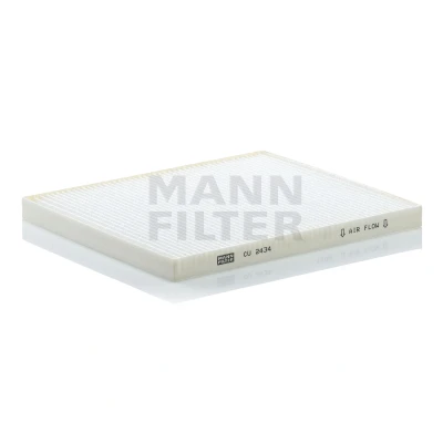 Image of 971332F010, P87902F000, P87902F000A Pollen Filter MANN CU 2434 Particulate 240mm 211mm 17mm KIA: SORENTO 2, CARNIVAL / GRAND 3
