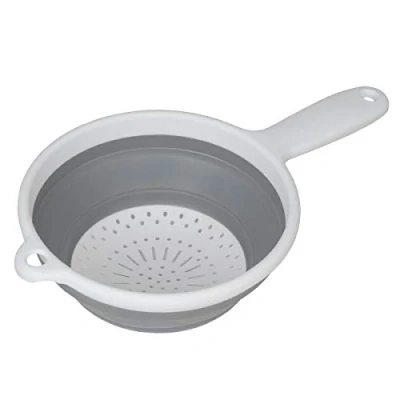 Image of Creative Kitchen 3390 Colander, Plastic, Grey, White