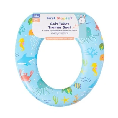 Image of First Steps Soft Toilet Seat Assorted Color and Design