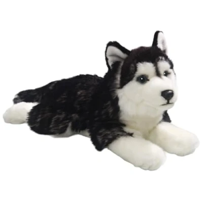 Image of Carl Dick Husky 14 inches, 32cm overall length, Plush Toy, Soft Toy 2783
