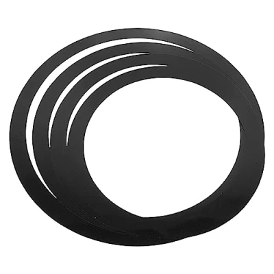 Image of Damping Rings Drum Damper Overtone Portable Kit Tom Drumheads Silencer Film Mute