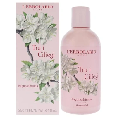 Image of L &#039;erbolario on the i ciliegi bathroom/shower gel, 1er Pack (1X 250ML)