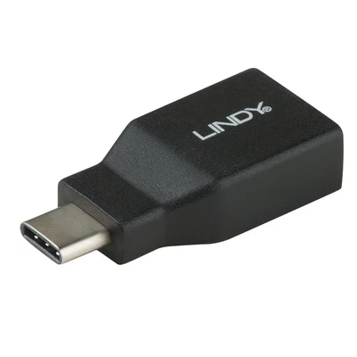 Image of LINDY 41899 USB 3.2 Type C Male to A Female Adapter Black