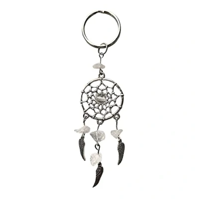 Image of VIE Dream Catcher Crystal Keychain, 12x5cm, Clear Quartz