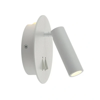 Image of Lucande Magya LED wall light white 2 bulb, round