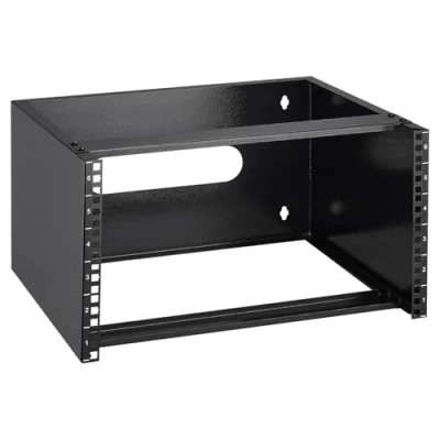 Image of VEVOR 6U Wall Mount Network Rack, 14 in/355.6 mm Depth, 50 lbs/22.68 kg Max Weight Capacity Server Rack with Cage Nuts, 19&quot;/482.6 for Shallow IT Equipment and Switches