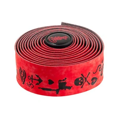 Image of Cinelli Mike Giant Velvet Handlebar Tape, Red