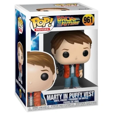 Image of Funko POP! Movies: BTTF Marty McFly In Puffy Vest Back to the Future Collectable Vinyl Figure Gift Idea Official Merchandise Toys for Kids &amp; Adults Movies Fans