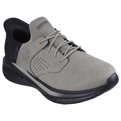 Image of Skechers USA Men&#039;s Slade Macklin Sneaker, Cement, 11 UK