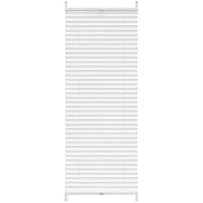 Image of &quot;vidaXL Plisse Blind Versatile White Pleated for Superior Sun and Vision Protection, Easy to Install Window Dressing, Suitable Various Room Layouts&quot;