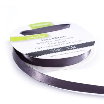 Image of Vaessen Creative Satin Ribbon, Pastel Green, 3mm x 100m Double Sided Shine for Card Making, Scrapbooks, Gift Wrapping and Other Craft Projects