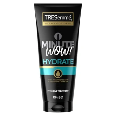 Image of TRESemmé 1 Minute WOW Hydrate Intensive hair Treatment with Hyaluronic Acid &amp; Pro Bond Complex for dry or damaged 170 ml