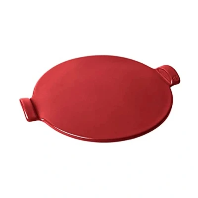 Image of Emile Henry Burgundy Smooth Pizza Stone